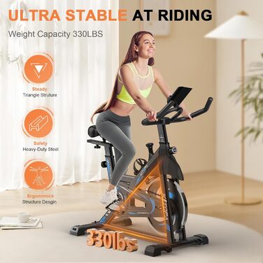 Кітопа: Розумний велотренажер з Bluetooth, LCD-монітором та регульованим опором. Макс. вага користувача: 150 кг, колір - блакитний