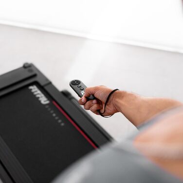 Біговий тренажер FITFIU MC-240: складаний, з підставкою для ПК, швидкість до 16 км/год, підключення до додатку, ручне нахил, потужність 1875 Вт, вантажопідйомність 120 кг