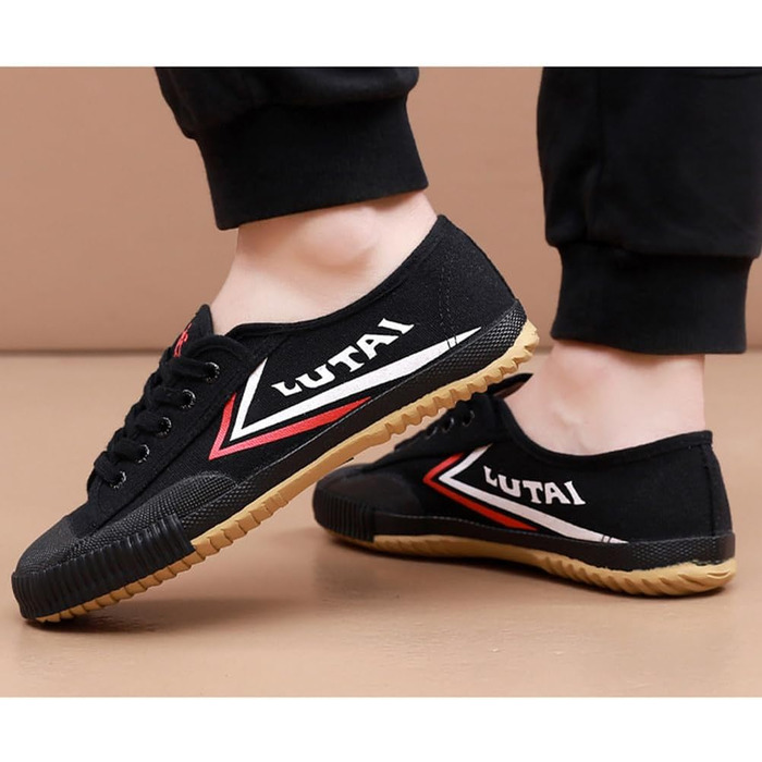 Взуття для бойових мистецтв: кросівки для Тай-Чи, Кунг-Фу, Цигун. Чоловічі/жіночі, низькі, чорні, 47 EU