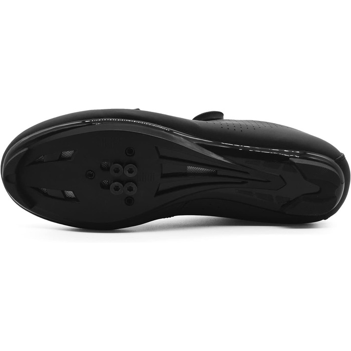 Велотуфлі для їзди на велосипеді: шосейні, MTB, крос-кантрі. Сумісні з SPD/SPD-SL. Чоловічі та жіночі, чорного кольору, розмір 43 EU