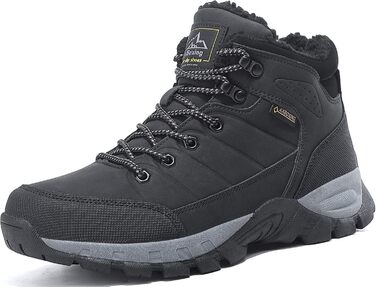 Чоловічі зимові черевики ARRIFGO BELLO - зимові черевики, черевики для хайкінгу, трекінгові черевики, утеплені, антиковзаючі, чорні, розмір 41-46 EU