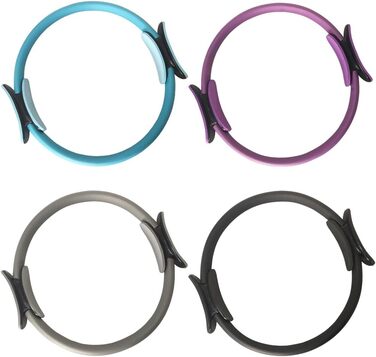 Кільце для йоги та фітнесу, PP, чорне: для жінок та дівчат, легке, портативне, для всього тіла, Пілатес