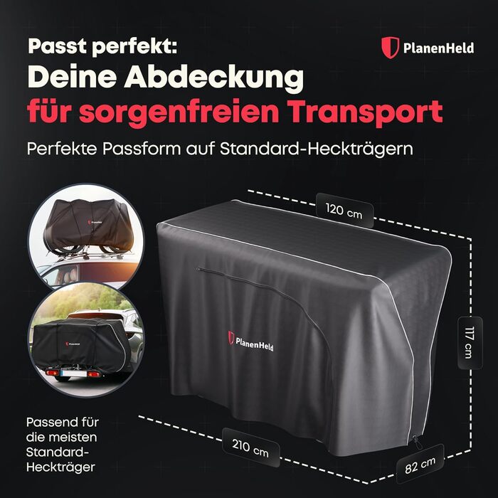 Чохол для велосипеда на фаркоп 2 шт, 600D водонепроникний, для електровелосипедів, захист для кемпера