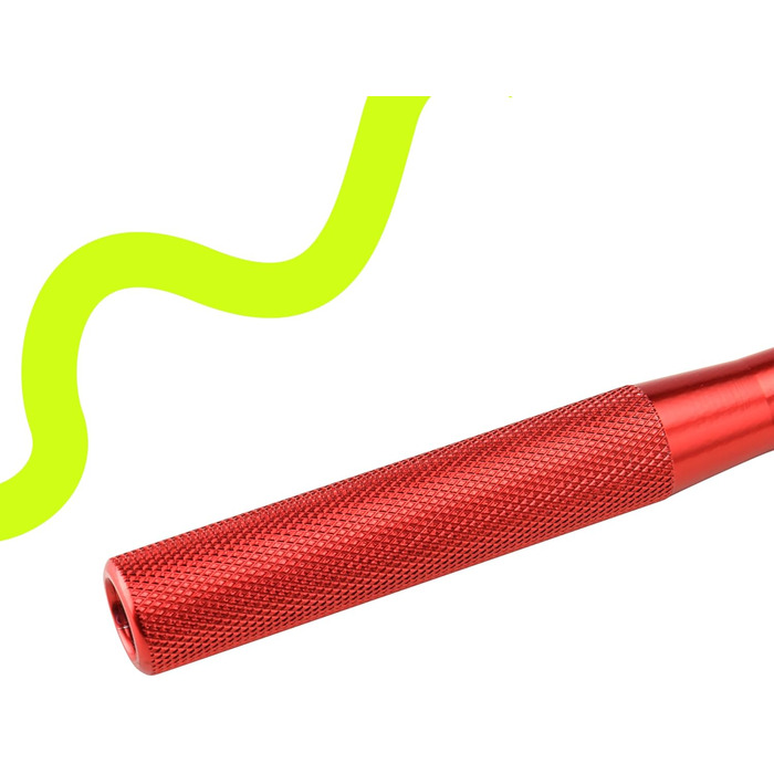 Скакалка Fizyo зі сталі, для швидкого стрибкування, регульований до 330 см, для фітнесу та тренувань (Червоний)