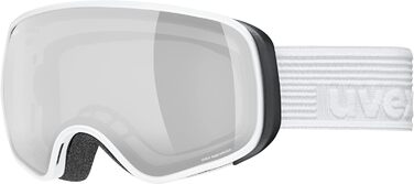 Дитяча лижна маска Uvex Scribble FM SPH, унісекс, біла з лінзами lasergold-clear, універсальний розмір
