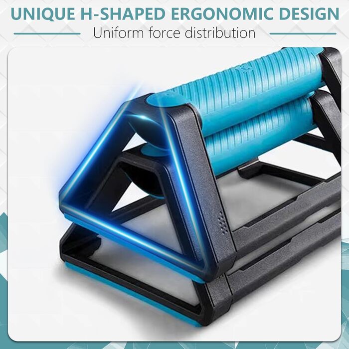 Набір для віджимань 2 шт. з нековзкими ручками, база з силікону, 110 кг, для віджимань, станова, калістеніка