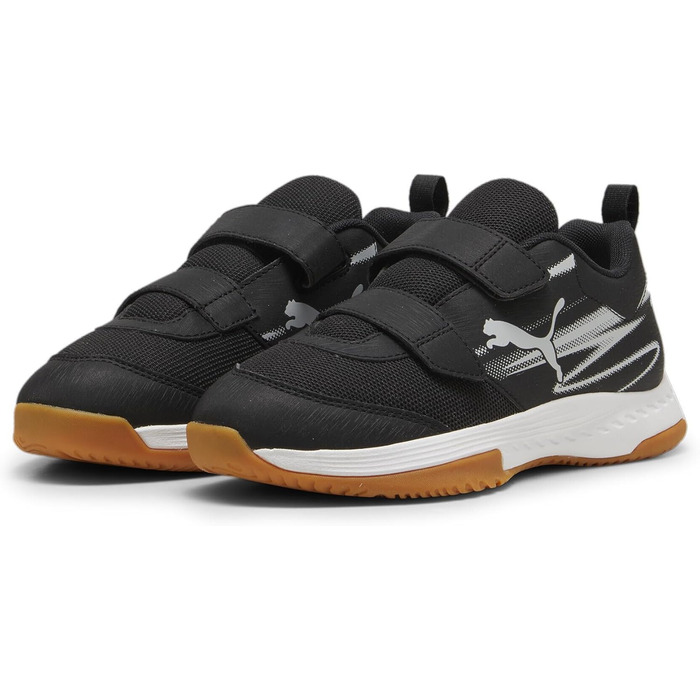 Дитячі кросівки Puma Varion II V Jr Indoor Court - чорний, сірий, гума | 32 EU
