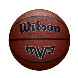 Баскетбольний м'яч Wilson MVP Outdoor для вуличних покриттів (асфальт, бетон, пластик), помаранчевий, розмір 5