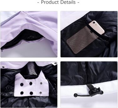 Костюм для катання на лижах Daen (XXL) - комплект куртка та штани, водонепроникний, вітронепроникний, для зимового відпочинку