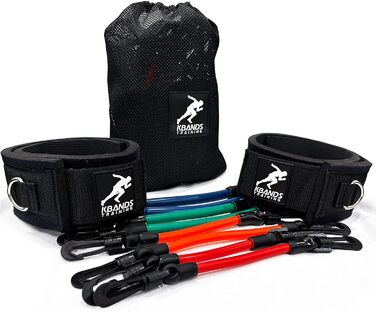 Kbands еспандери для швидкості та сили, з програмами Speed 101 і Agility FX, для підлітків і дорослих, різні розміри