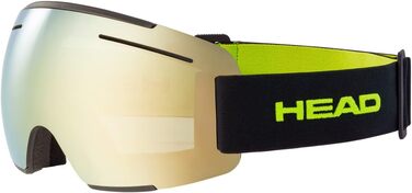 Лижні окуляри HEAD F-lyt, унісекс, лінза lime/чорна, захист від ультрафіолету, для дорослих