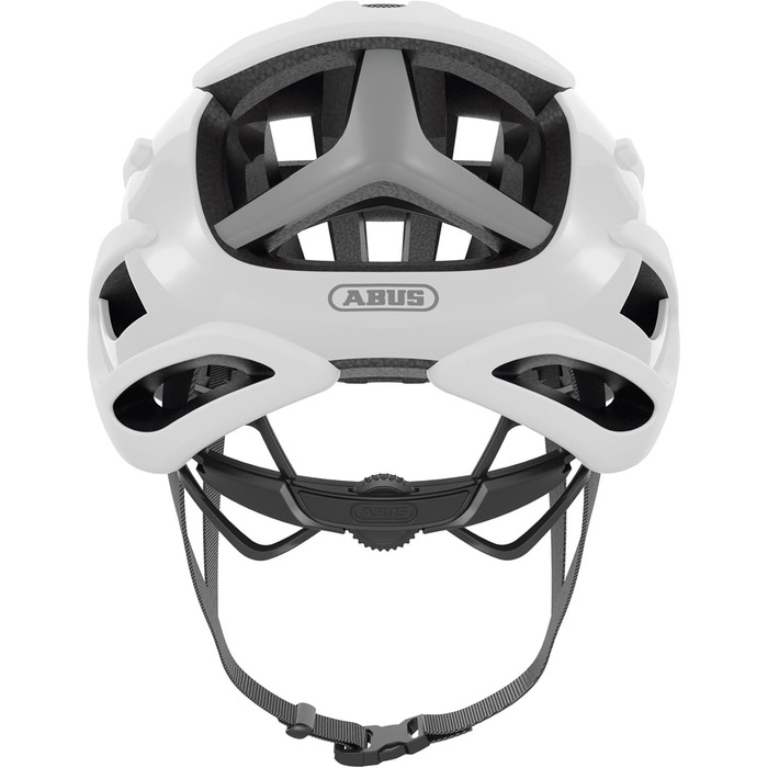 ABUS AirBreaker – професійний велосипедний шолом для шосейного велоспорту, білий матовий, для дорослих та підлітків, розмір M (52-58 см)