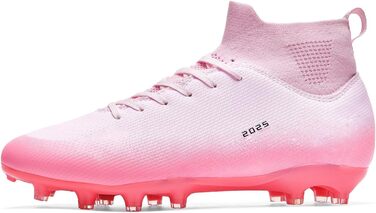 Футбольні бутси для чоловіків та жінок, зала, бейсбол, трава, бутси для юних гравців у регбі, дорослі, AG FG TF, широкі тренувальні кросівки 41.5/42 EU 2309 Ag Pink