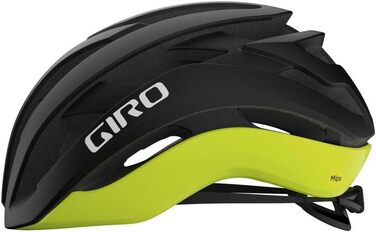 Велосипедний шолом Giro Cielo MIPS Spherical, матовий чорний/жовтий, 2024, для шосейного велоспорту