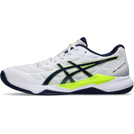ASICS Gel-Tactic 12 - чоловічі кросівки для залу (білі, сині)