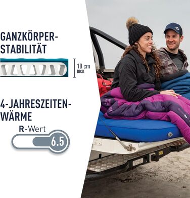 Каремат Sea to Summit Comfort Light Self Inflating (Large Wide) - самонадувний килимок для туризму, чорний