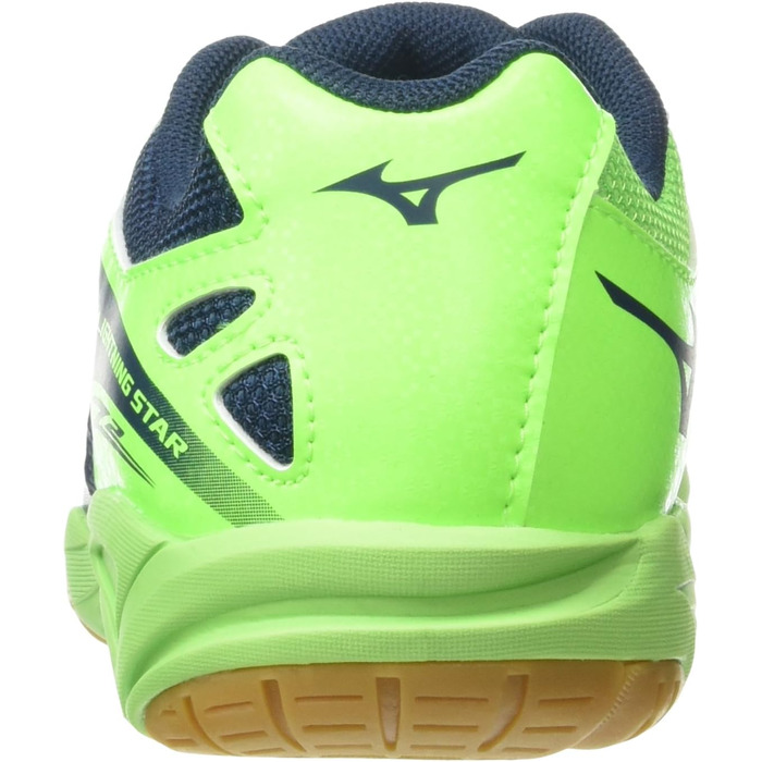 Дитячі спортивні кросівки Mizuno Lightning Star Z2 для залу, розмір 42 2/3 (34 EU), блакитний, білий, зелений