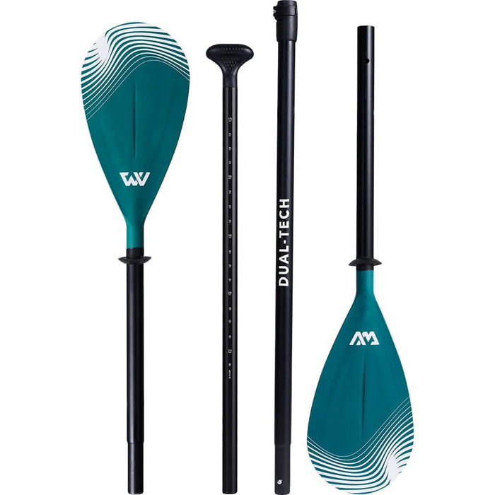 Весло Aqua Marina Dual-TECH алюмінієве для SUP і каяка, 165–215 см, 3–4 секції