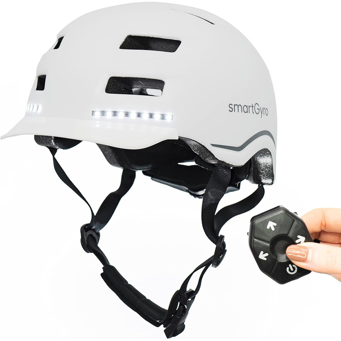 Розумний велосипедний шолом SMARTGYRO з LED-підсвічуванням