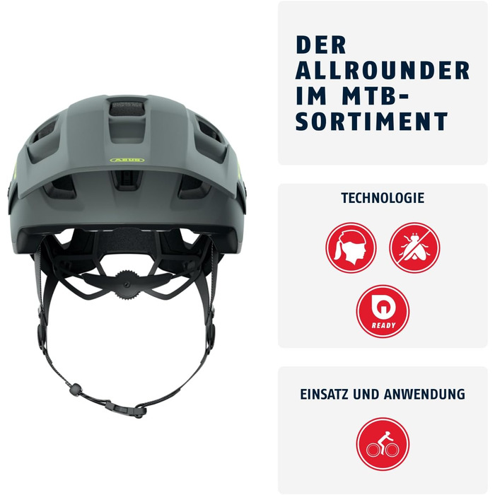 Велошолом ABUS MoDrop для MTB, міцний, з вентиляцією, унісекс