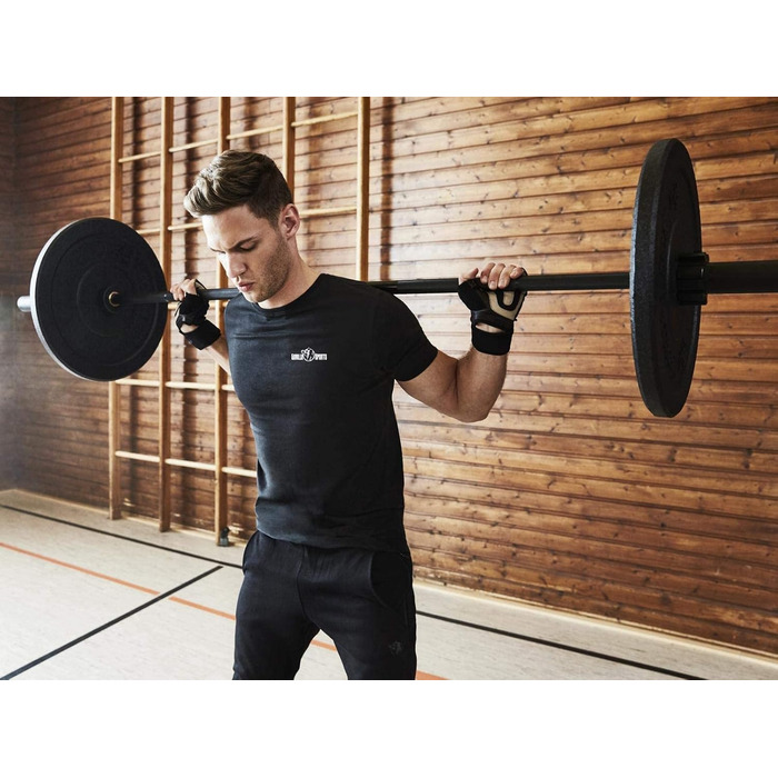 Гумові олімпійські диски GORILLA SPORTS 2x25 кг, 50 мм, для штанги