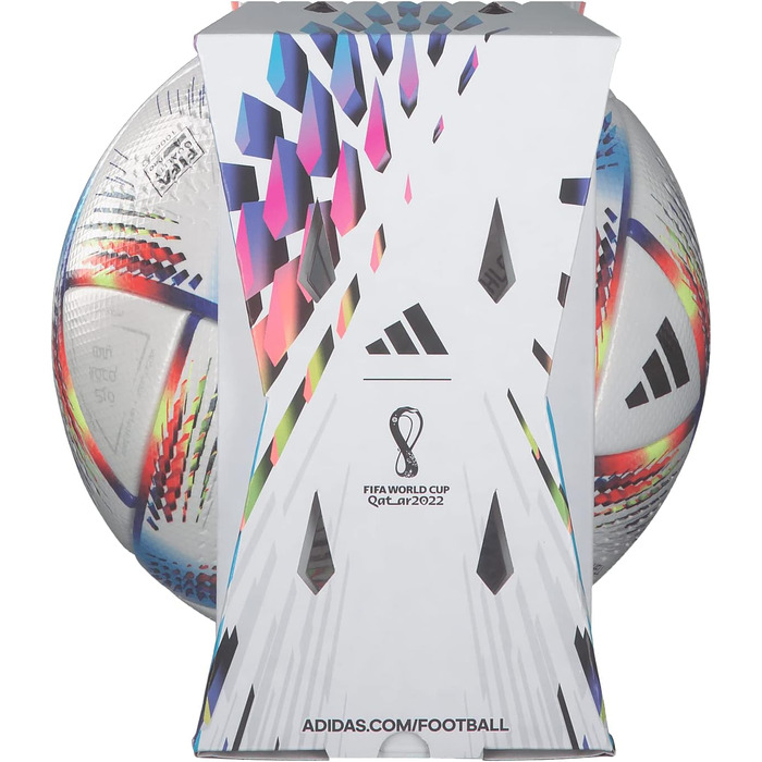 Футбольний м'яч Adidas RIHLA PRO H57783, унісекс, білий, для рекреаційної гри