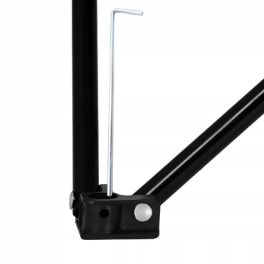 Туристичний набір Springos: стіл + 2 стільці, чорний