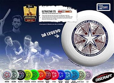 Фрісбі Discraft Ultra Star Sport 175 г Рожеве - професійний диск для гри на вулиці