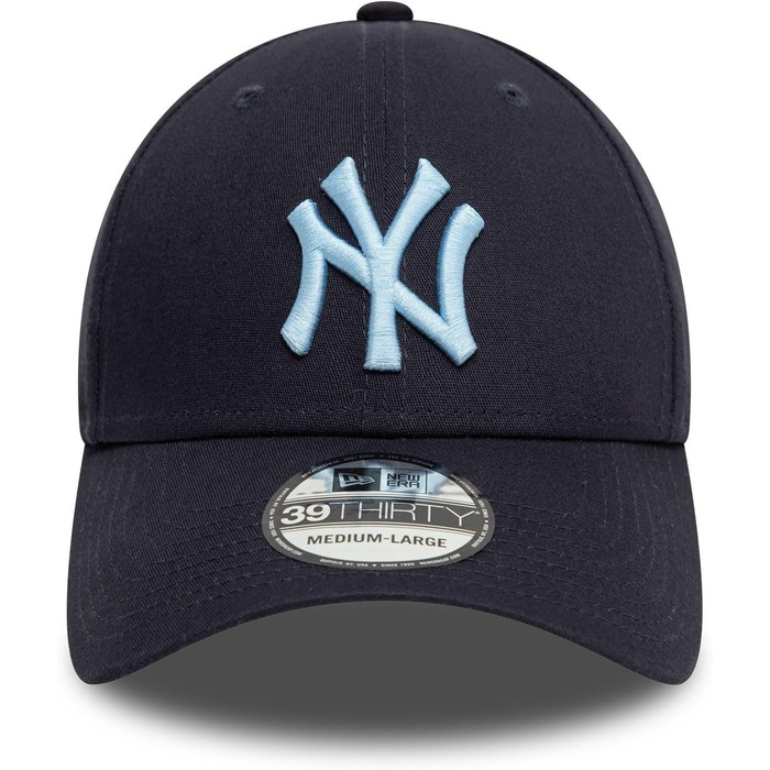 Кепка бейсболка New Era MLB 39Thirty з логотипом команди, вигнутий козирок (XS-S, New York Yankees #37185)