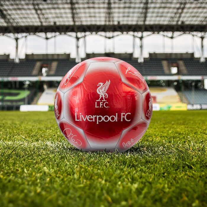 Офіційний футбольний м'яч Liverpool F.C. Hy-Pro, металевий, розмір 5, для тренувань і матчів, колекційний, для дітей і дорослих