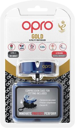Захисна капа OPRO Gold для дорослих і дітей, спортивна, підвищений комфорт, для боксу, лакросу, MMA, єдиноборств, хокею та контактних видів спорту