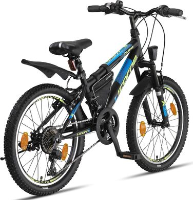 Гірський велосипед Licorne Bike Guide Premium 20 дюймів, 18 швидкостей, для дітей та дорослих, дівчат і хлопців