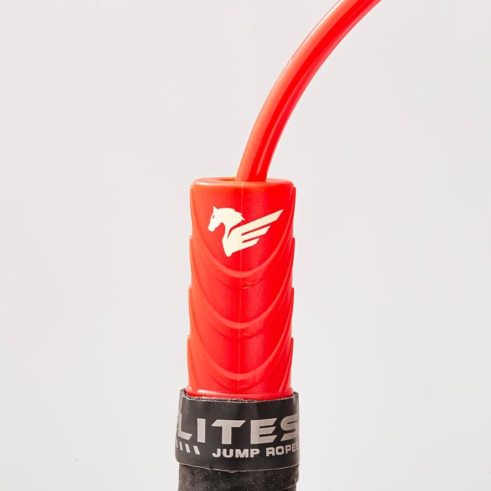 Набір скакалок Elite Jumps Freestyle PVC – преміум якість для фітнесу та кардіотренувань. Легкі, міцні скакалки з нерухомими ручками. Червоний/Однотонні (Getaway Solids)