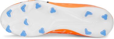 Жіночі футбольні бутси PUMA Ultra Play FG/AG, розмір 40 EU, кольори: Ultra Orange, Puma White, Blue Glimmer