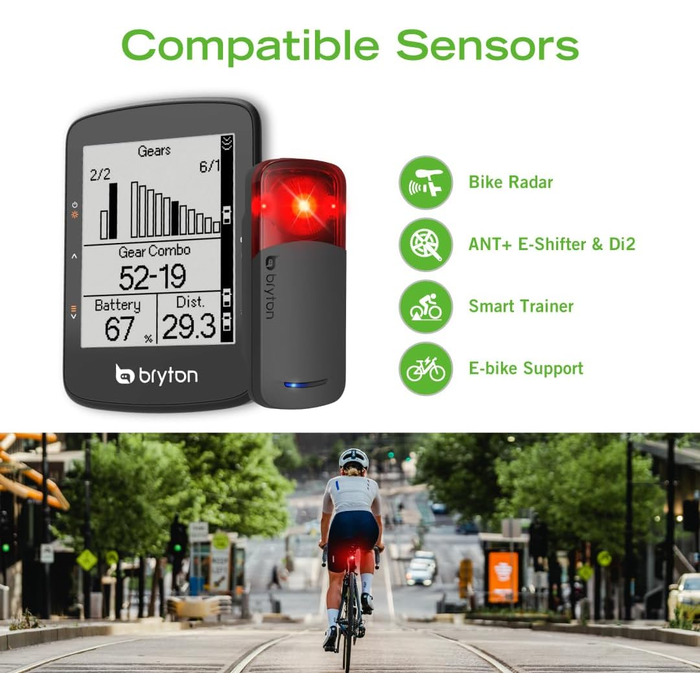 Велокомп'ютер Bryton Rider 460 GPS з LCD 2,6