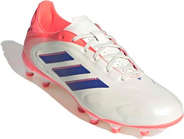 Футбольні бутси adidas Copa Pure III League для гри на твердих та багатоповерххових покриттях (36 EU, білий, синій, корал)