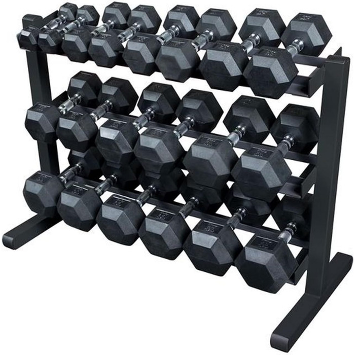 Стійка для гантелей Body-Solid GDR-363 універсальна, органайзер для гантелей, стелаж для гантелей, металевий, преміум-якість