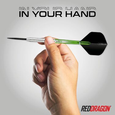 RED DRAGON Featherlite 2: набір дартсів 12г з вольфраму з оперенням і стрижнями