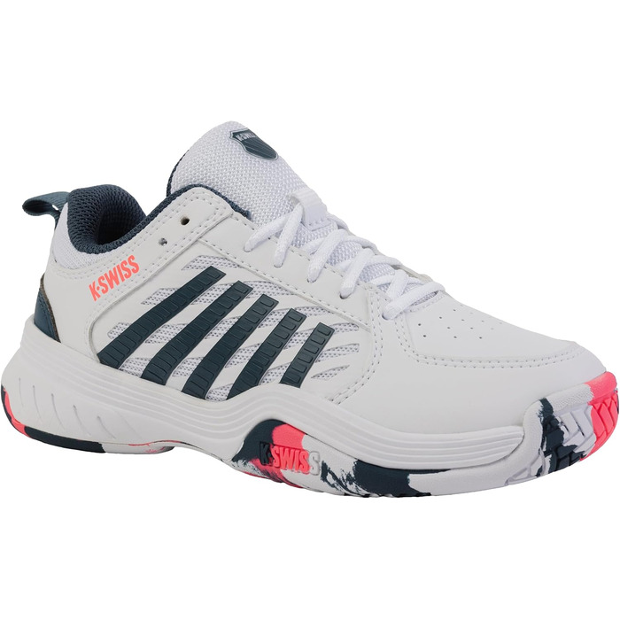 Кросівки для тенісу K-Swiss Kinder Court Express 2, білі, розмір 35 EU, Stargazer Neon Blaze