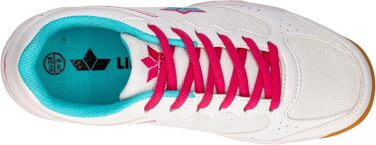 Жіночі зальні тенісні кросівки Lico Damen Speed, білий/рожевий/блакитний, 41 EU