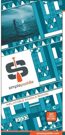 Надувна SUP-дошка SIMPLE PADDLE 11'/12' з веслом, подвійною насосом і сумкою для транспортування — дошка для сапсерфінгу