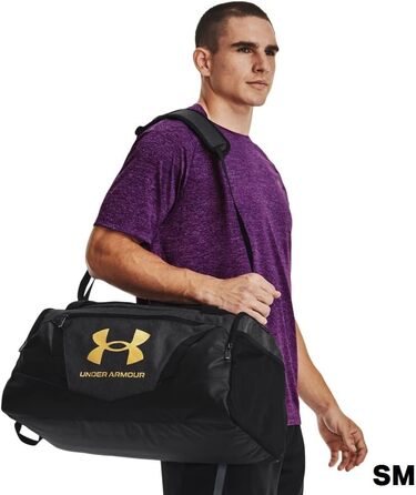 Універсальна спортивна сумка-рюкзак Under Armour UA Undeniable 5.0, чорний меланж, середній розмір