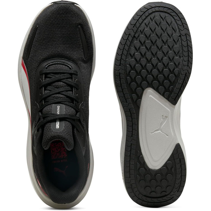 Кросівки для бігу Puma Skyrocket Lite - унісекс, чорний/червоний/сірий, 40 EU