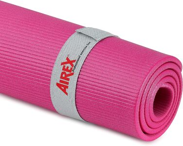 Гімнастичний килимок AIREX Fitline 180 рожевий з отворами, 180x60x1 см