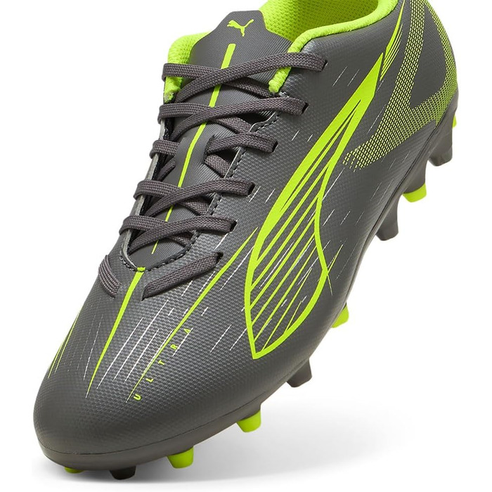 Дитячі футбольні бутси PUMA Ultra 5 Play Mg Jr - Матовий срібно-жовтий, 34.5 EU