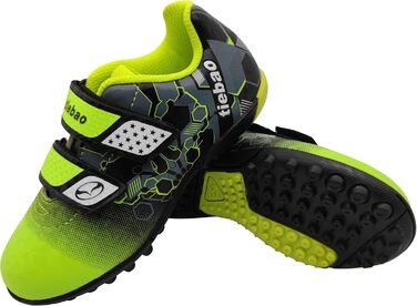 Дитячі футбольні бутси для гри на твердих ґрунтових покриттях, розмір 25-37, зелені