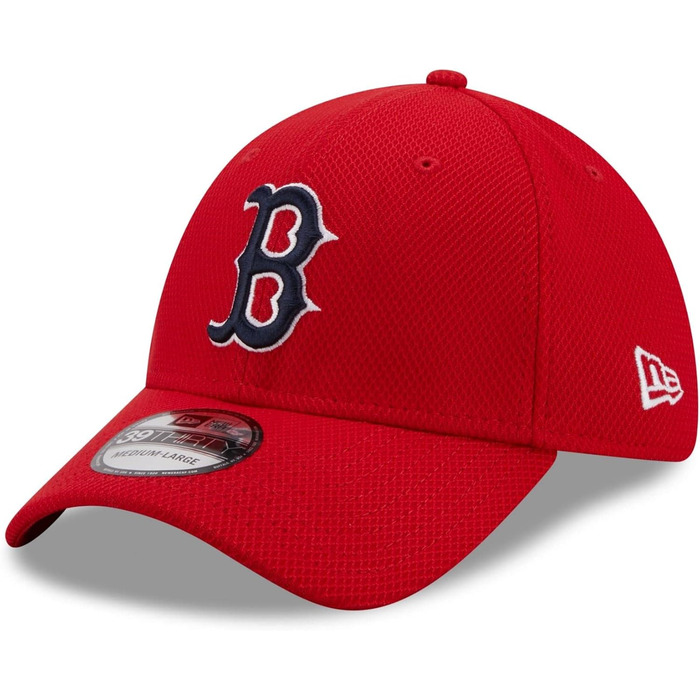 Кепка New Era Boston Red Sox MLB Diamond Era Scarlet 39Thirty Stretch XS-S