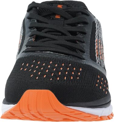 Кросівки для бігу Whitin для чоловіків та жінок, спортивні кросівки унісекс, зручні кросівки для вулиці та ходьби, розмір 36-47 (47 EU, чорний/оранжевий)