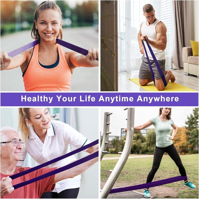 Еластична стрічка для фітнесу та йоги, 3 шт. (50-100 lbs)