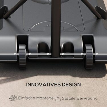 Баскетбольний кошик SPORTNOW з підставкою, регульована висота 179-209 см, сталевий, на колесах, для вулиці, багатокольоровий